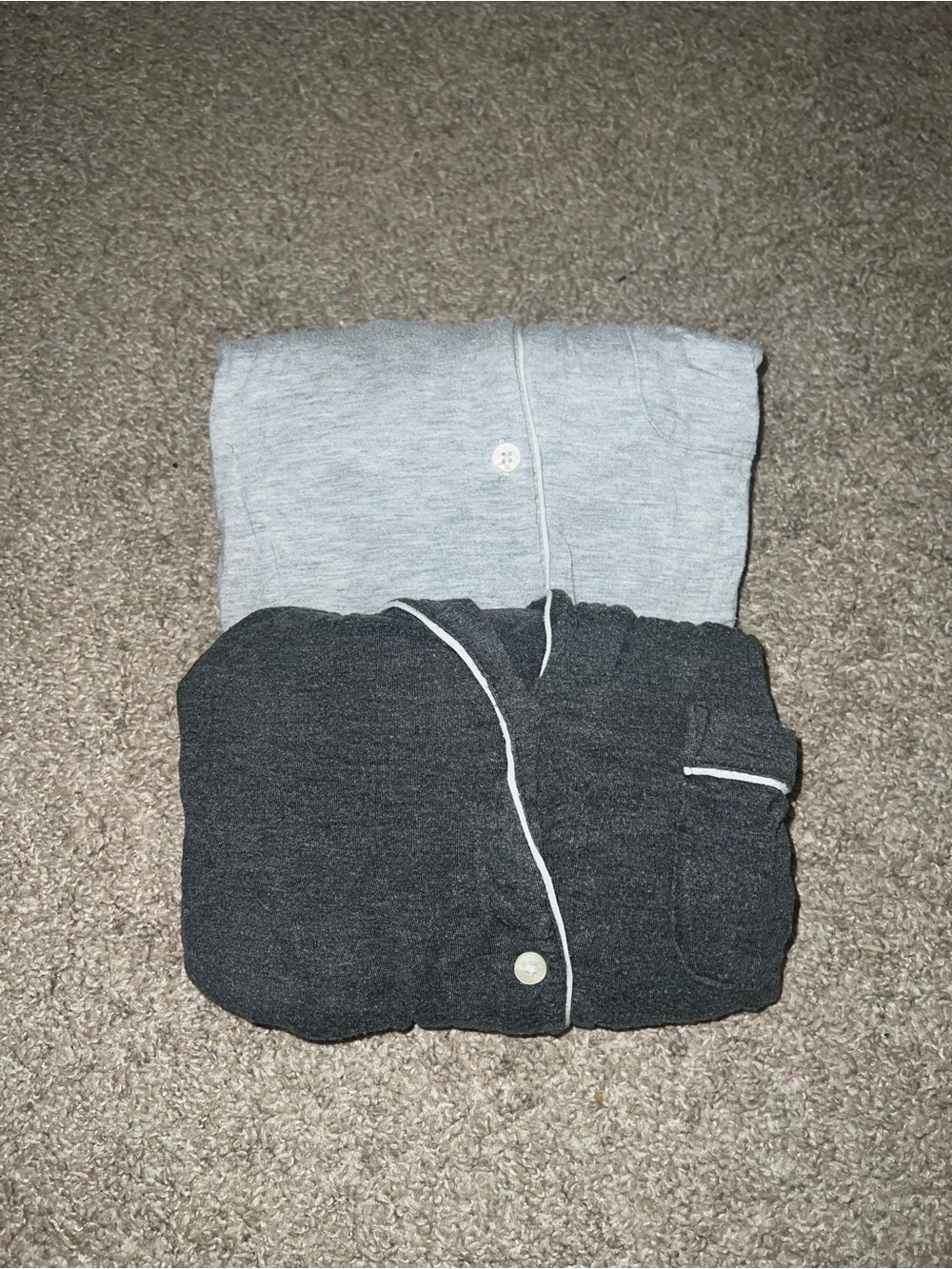 stars above Two-Tone Gray & Charcoal Cozy Pajama Set